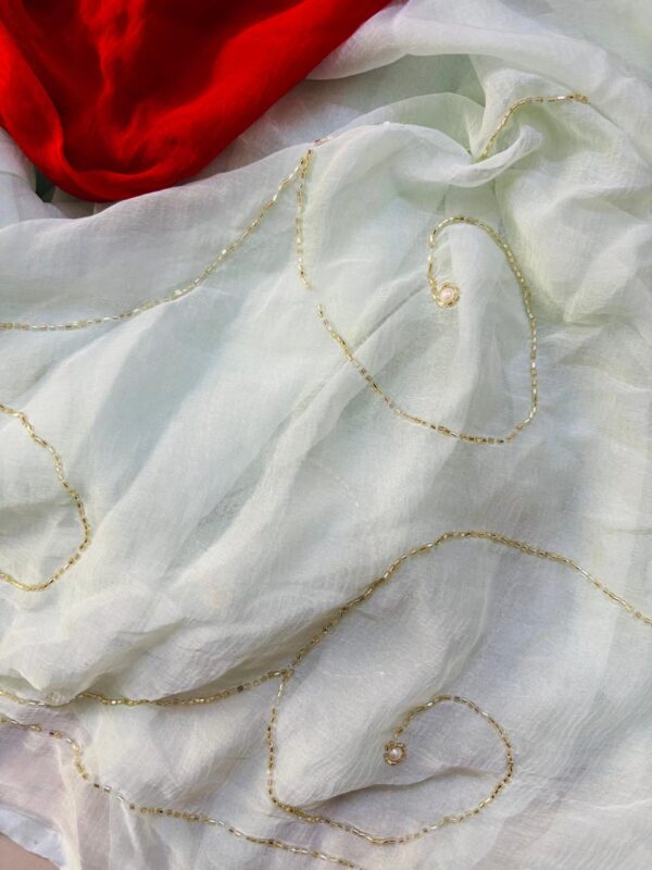 chiffon handwork saree