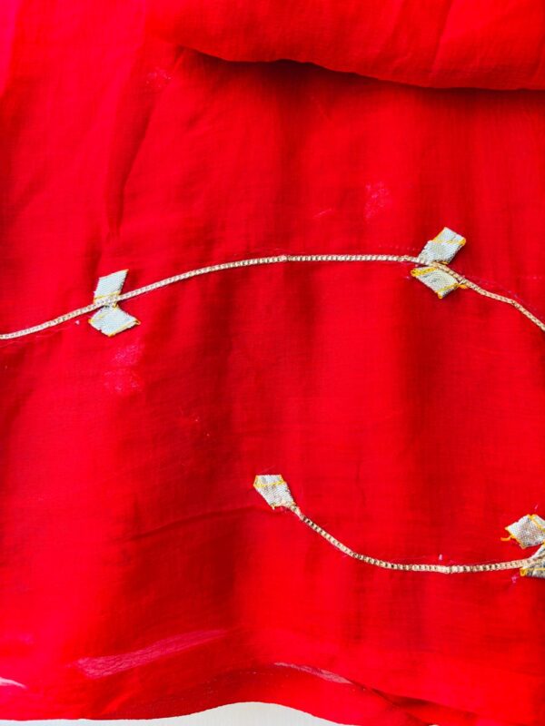 chiffon handwork saree - Image 5