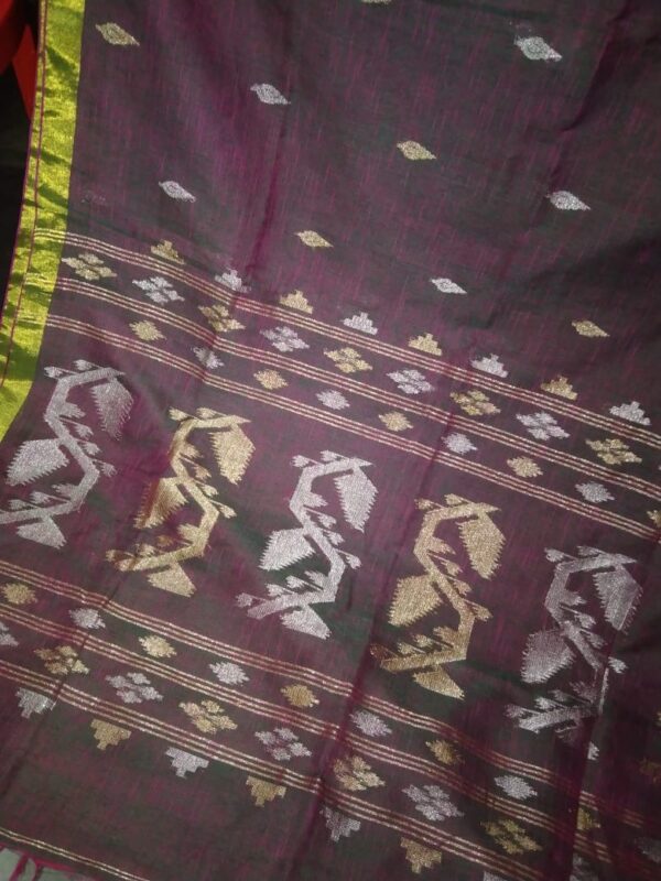 Linen saree - Image 12
